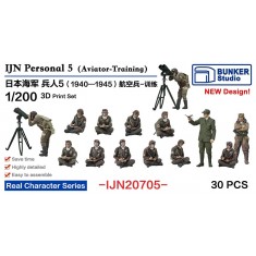 1/200 IJN Personnel #5 Aviator-Training (30 figures)