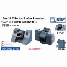 1/350 12cm 28 Tube AA Rocket Launcher B