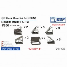 1/350 IJN Deck Door Set A Open