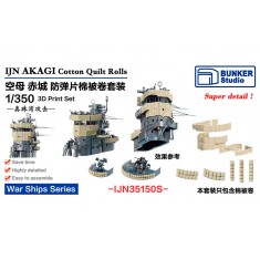 1/350 IJN AKAGI Cotton Quilt Rolls Set
