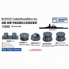 1/350 IJN KONGO Cable Lifter and Bitts Set