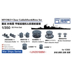 1/350 IJN MYOKO Class Cable Lifter and Bitts Set