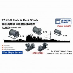 1/350 IJN TAKAO Class Reels and Deck Winch 