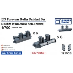 1/700 IJN Paravane Roller Set