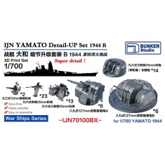 1/700 YAMATO Detail-up Set B 1944