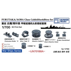 1/700 IJN Furutaka Class Cablelifter and Bitts Set