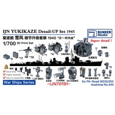 1/700 IJN YUKIKAZE Detail-UP Set 1945 (Value Pack)