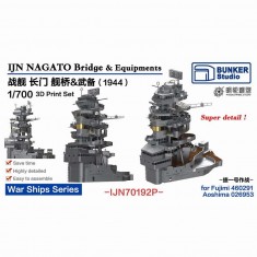 1/700 NAGATO Bridge for Fujimi 460291 / Aoshima 026953