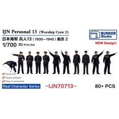 1/700 IJN Personnel #13 (80pcs)