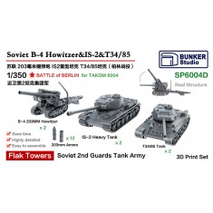1/350 Soviet 2nd Guards Tank Army Battle of Berlin for Takom 6004