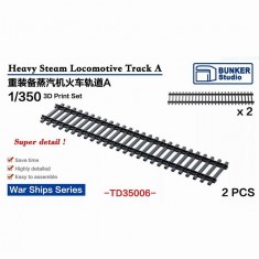 1/350 Steam Locomotive Track A for War Ships