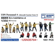 1/350 USN Personnel #4 (100pcs)