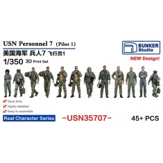 1/350 USN Personnel #7 (45pcs)