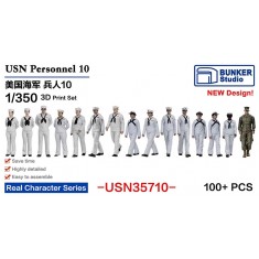 1/350 USN Personnel #10 (100pcs)