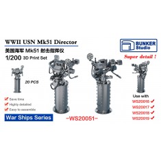1/200 USN Mk51 Director (20pcs) for Trumpeter 05912