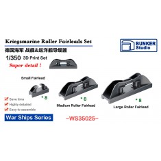 1/350 DKM Roller Fairleads Set