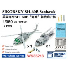 1/350 SIKORSKY SH-60B Seahawk (2pcs) with Decals