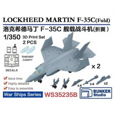 1/350 USN LOCKHEED MARTIN F-35C (Folded) (2pcs with decals)