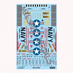 Decals for 1/32 Grumman F-14A Tomcat, HI-VIZ Data Stencils
