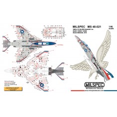Decals for 1/48 F-4J Phantom II, VMFA-115 Silver Eagles, Mcas Iwakuni 1976