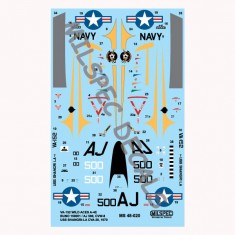 Decals for 1/72 VA-152 Wild Aces A-4E, USS Shangri-La Cva-38, 1970-1-1