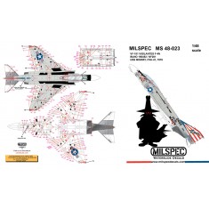Decals for 1/72 F-4N Phantom II, VF-151 Vigilantes, USS Midway 1976
