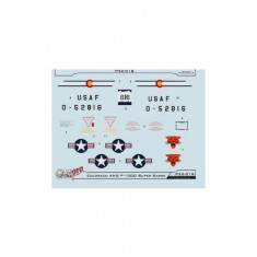 1/32 F-100D 120th TFS Colorado ANG Decal with Data Stencils