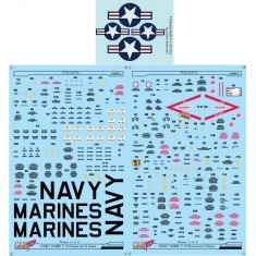 Decals for 1/32 USN/USMC F-4 Phantom II Data Stencils