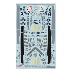 Decals for 1/48 F/A-18C Hornet VFA-34 & VFA-22 Blue Blasters 2002 