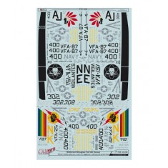 Decals for 1/48 F/A18C Hornet VFA-87 VFA-151, VFA-25, F/A-18C Hornet Golden Warriors 1999 
