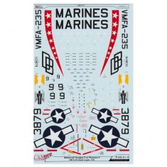 Decals for 1/48 McDonnell Douglas F-4J Phantom II VMFA-235