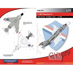 Decals for 1/48 F-4B Phantom II, VMFA-115 Silver Eagles, Chu Lai 1968
