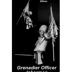 200mm 1/9 Grenadier Guards Officer with Colour 1854 (bust)