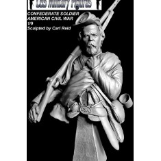 200mm 1/9 Confederate Soldier American Civil (bust)