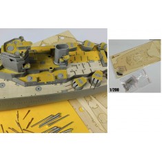 1/200 Rodney Battleship Wooden Deck Set for Trumpeter #03709 