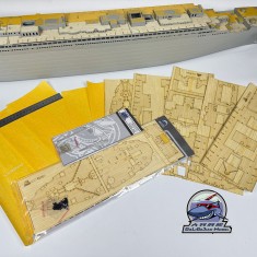 1/200 RMS Olympic Troopship Wooden Deck Mask for Trumpeter 03720