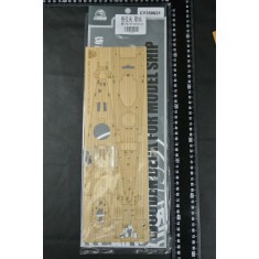 1/350 Admiral Graf Spee Battleship Wooden Deck w/Metal Chain for Trumpeter kit #05316