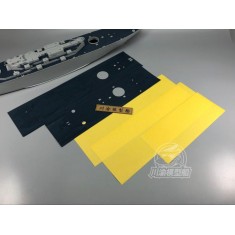 1/350 USS Iowa (BB-61) Blue Wooden Deck & Paint Masks w/Metal Chain for Veryfire Model