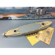 1/350 SMS Schleswig-Holstein Battleship 1935 Wooden Deck w/Metal Chain & Paint Masks for Trumpeter kits #05354