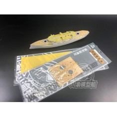 1/350 SMS Schleswig-Holstein Battleship 1908 Wooden Deck w/Masks for Trumpeter kit #05355