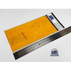 1/350 Sovremenny Destroyer Masking Set with Metal Barrels for Trumpeter kit