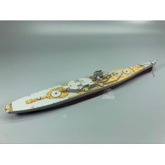 1/700 USS Missouri Battleship 1991 Wooden Deck w/Metal Chain for Trumpeter kits #05705