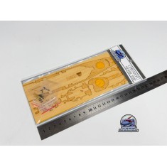 1/700 USS New Jersey Battleship Wooden Deck and Main Gun Masking for Tamiya 31614