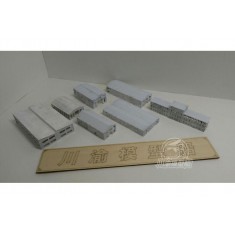 1/700 Port Factories Set A (7pcs)