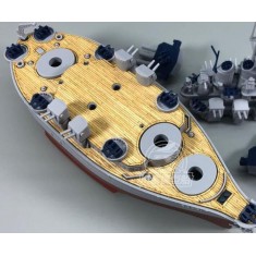 Q Ship USS Missouri Battleship Wooden Deck for Meng Model #WB004
