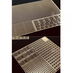 1/700 WWII German Navy Railing, Ladders, Stairs, Radar, Watertight Doors, Porthole PE Set