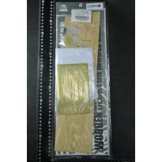 1/350 German Bismarck Wooden Deck, Metal Gun Barrel & PE Upgrade Detail Set for Revell kits #05040