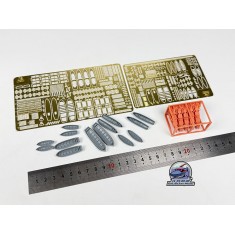 1/350 US Navy Lifeboats and Utility Boats Set (6 Types, 14pcs)