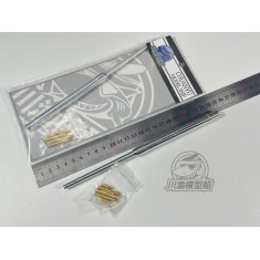 1/35 Flak40 128mm Anti-Aircraft Gun Metal Gun Barrels, Rounds for Amusing Hobby 35A020