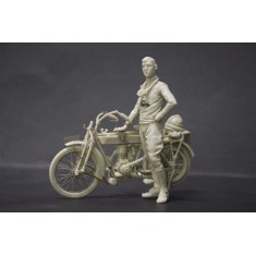 1/35 WWI Italian Frera 4HP 1914 Civil Version w/Pilot